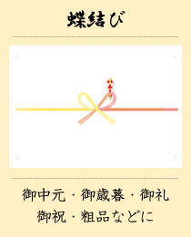 のし 蝶結び